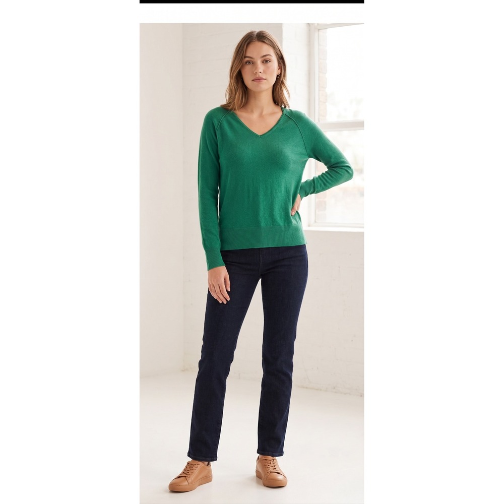 J Jill Women Sweater XS Silk Blend Lightweight Classic Minimalist Capsule Luxury